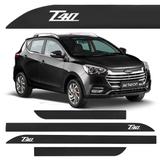 Jogo Friso Lateral Jac T40 Preto Quasar - Kl store