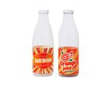 Jogo Garrafa Vidro Italy Retrô Soft Drink e Orange Juice - Vitrizi