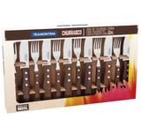 Jogo Kit Churrasco Tramontina 12 Peças Jumbo Garfo Faca