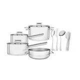 Jogo Panelas 4P Brava com 4 Utensílios Tramontina