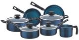 Jogo Panelas Alum 7pc Bergamo Azu Tramontina 20399/183 - Tramontina cutelaria