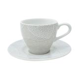 Jogo para cafe Baoba 12 pecas em porcelana 140ml - L hermitage