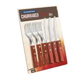 Jogo Para Churrasco 12 Peças Aço Inox 21199711 Tramontina