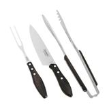 Jogo para Churrasco de Inox Polywood 3 Peças - Tramontina