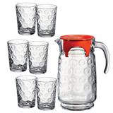 Jogo Para Refresco Space 7 Pecas Em Vidro (1,65L+6X200Ml) Transparente - 46376 - Pasabahce