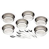 Jogo para sobremesa inox 12 peças - Tramontina - Comercial gomes