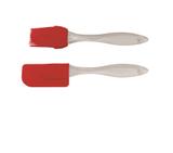 Jogo Pincel e Espátula Rapa Tudo Silicone Flex - Yazi