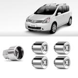 Jogo Porca Antifurto Nissan Livina M12x1,5 - Rodafuso