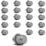 Jogo Porcas de Roda M12 x 1,50 x 30 Corolla e Fielder com Rodas Originais Cromado 20 Peças - Emblemax