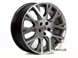 Jogo Roda Aro 17 VW SAVEIRO CROSS GRAFITE DIAMANTADA 5X100 - Krmai
