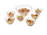 Jogo Sobremesa Salada Sorvete Vidro Tigela Bowl 7pçs - Casa linda
