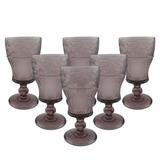 Jogo Taça Vidro Trabalhado Country com 6 Peças 350ml Colonial - Dk