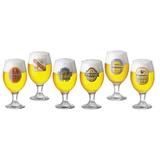 Jogo Taças Cerveja Roma Decorado 400ml 6 Peças Ruvolo