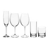 Jogo Taças e Copos 30 Peças Cristal Gastro Bohemia - Full fit
