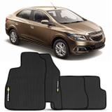 Jogo Tapete Borracha PVC Prisma 2013 a 2019 Preto Bordado Carpete Antiderrapante Impermeável 4 Peças - Flash
