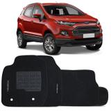 Jogo Tapete Carpete Ecosport 13 a 18 Preto Grafia 5 Peças - Top gear