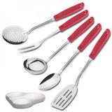Jogo utensilios inox 6 pcs utilita tramontina (25699708)
