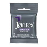 Jontex Preservativo Lubrificado Sensation 3 Unidades