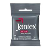 Jontex Preservativo Lubrificado Ultra Resistente 3 Unidades
