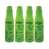 Kellan SOS Tratamento Capilar Biorestore Óleos hidratantes 4 Passos - Kellan cosmeticos