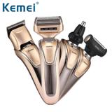 Kemei Barbeador Elétrico Aparador de Pelos 4 em 1 mod. km 1622