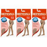 Kendall 1333 Meia Calça Média Compressão Gestante G (Kit C/03)