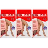 Kendall 1703 Meia Calça Média Compressão S/ Ponteira Mel G (Kit C/03)