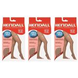 Kendall 1707 Meia Calça Média Compressão S/ Ponteira Mel Gg (Kit C/03)