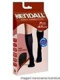 Kendall 1811 Meia 3/4 Média Compressão Masculina Preta P (Kit C/06)