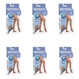 Kendall 2262 Meia Calça Suave Compressão S/ Ponteira Mel M (Kit C/06)