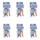 Kendall 2263 Meia Calça Suave Compressão S/ Ponteira Mel G (Kit C/06)