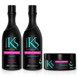 Kerensa Professional Hydra Cachos Home Care Kit - 3 Produtos