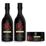 Kerensa Professional Mega Force Home Care Kit - 3 Produtos