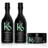 Kerensa Professional Pós Química Home Care Kit Reparador - 3 Produtos