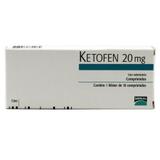 Ketofen 20mg 10 comp Ceva Anti-inflamatório Cães e Gatos