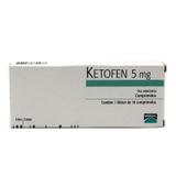 Ketofen 5mg 10 comp Ceva Anti-inflamatório Cães e Gatos
