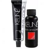 Keune kit tinta color 8.34 + água oxigenada 20 vol 60ml
