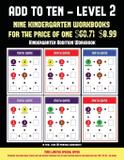 Kindergarten Addition Workbook (Add to Ten - Level 2) - West suffolk cbt service ltd