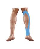Kinesio-Pauher Pre-Cut Aplicação Panturrilha Tamanho Único Azul Ortho Pauher KP136