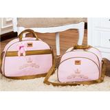 Kit 02 Bolsas de Maternidade Realeza Rosa/Dourado - Talismã