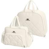 Kit 02 Bolsas Maternidade Meu Ursinho Off White - Hug Baby