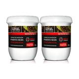 Kit 02 Cremes De Massagem Pimenta Negra Termo Ativo 650g Dagua Natural