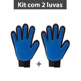 Kit 02 Luva Escova Nano Magnetica Tira Pelos - Rpc