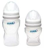 Kit 02 Mamadeira Soft Silicone Bico Orto Kuka 150ml e 250ml