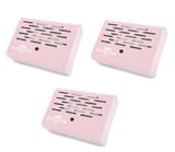Kit 03 Aparelho Anti Mofo Elétrico Eletrônico 220v Cor Rosa Ácaro Fungos Bolor Legon Bye Mofo 220v