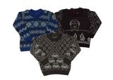 Kit 03 Blusas Infantil em Trico Masculino - Fofinho