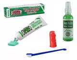 Kit 03 Higiene Bucal Cães Gatos Spray Menta Pasta Escova - Cat dog