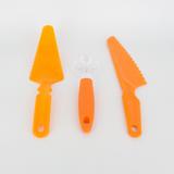 Kit 03 utensílios de cozinha - Laranja - Interponte