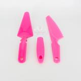 Kit 03 utensílios de cozinha - Rosa - Interponte