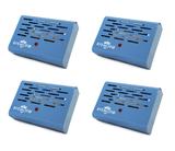 Kit 04 Aparelho Anti Mofo Elétrico Eletrônico 110v Cor Azul Ácaro Fungos Bolor Legon Bye Mofo 110v